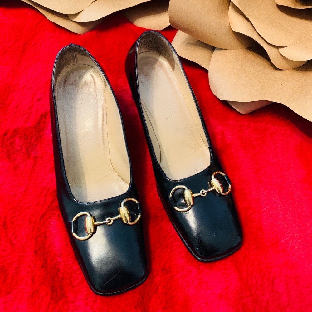 Gucci Horsebit Mid-heel Pumps